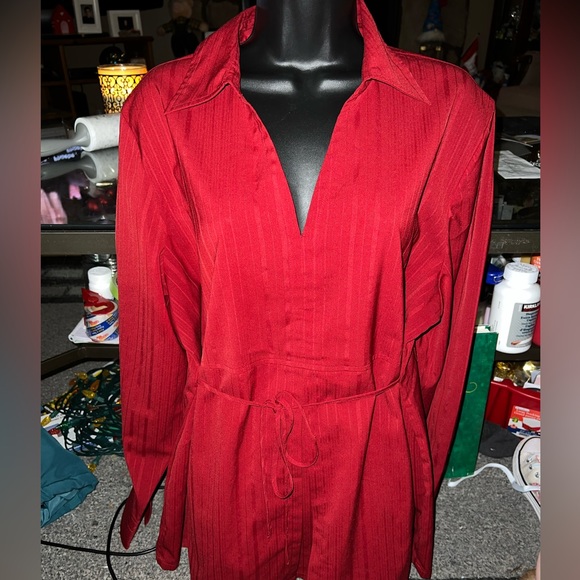 Thyme Maternity Tops - Thyme Maternity V-Neck Blouse